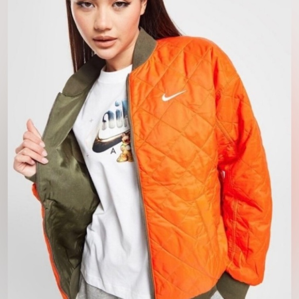 NWT Nike Loose Fit Reversible Jacket Plus Size 2X - Picture 2 of 15